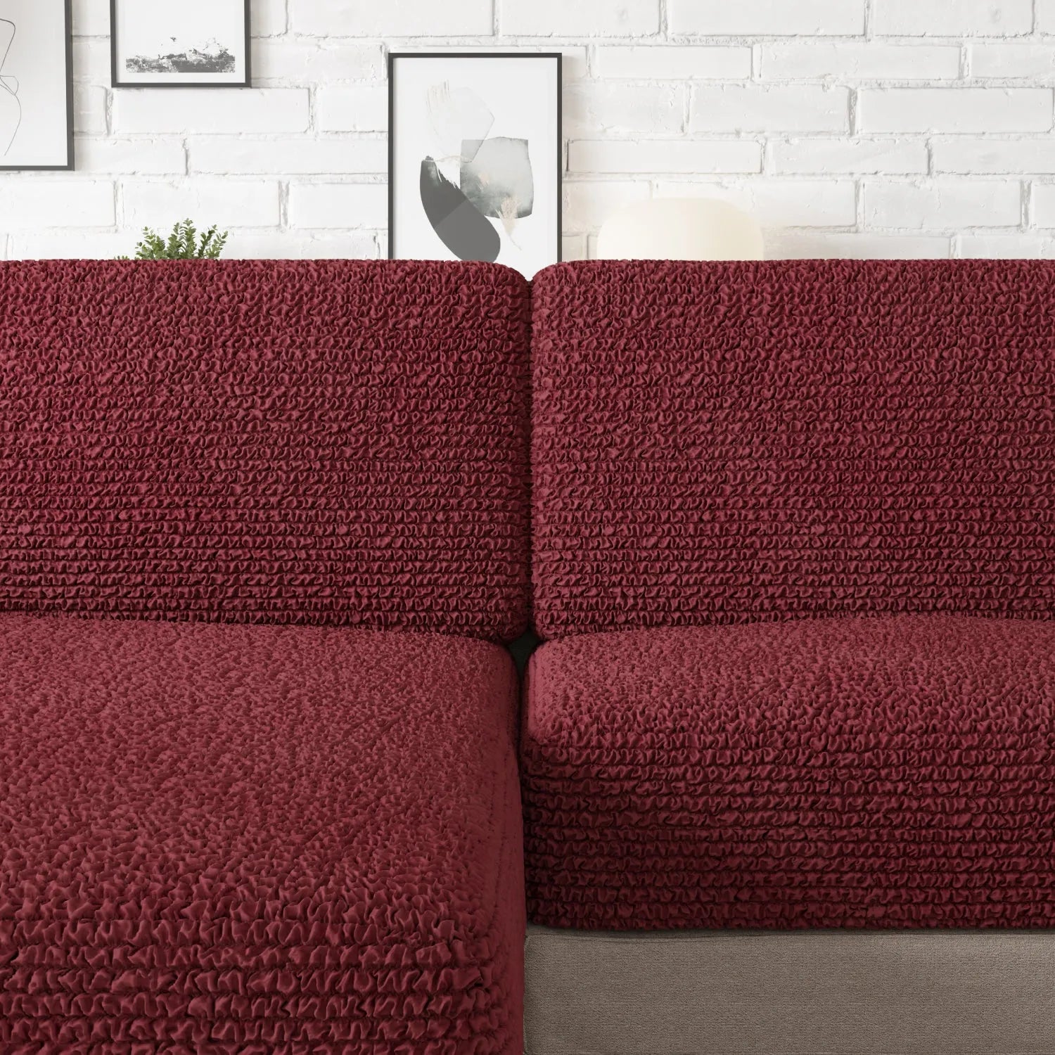 Premium Microfiber Chaise Lounge Seat Cushion Cover - Soft, Durable & Washable - Perfect for Living Room, Patio or Outdoor Furniture Protection