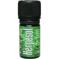 Herpes Oil for Cold Sores & Genital Herpes Relief - 5ml Natural Treatment for Outbreaks & Skin Healing - Use for Daily Care & Symptom Management
