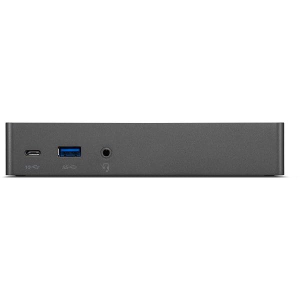 Lenovo Thunderbolt 3 Essential Dock Docking Station (40AV0135EU) - Universal Laptop Dock for MacBook Pro/Air, Dell XPS, HP - 4K Dual Monitor Support, 85W Charging - Perfect for Home Office & Remote Work Setup