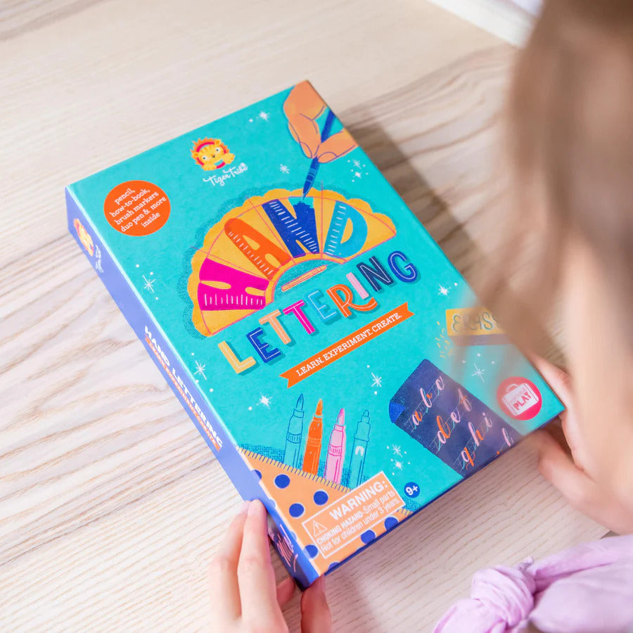 Hand Lettering Kit for Kids - Creative Art Activity Set for Learning Calligraphy & Drawing | Perfect for Homeschooling, Classroom & DIY Craft Projects