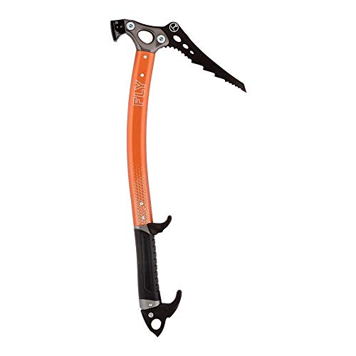 DMM Fly Hammer Ice Axe - 50cm Orange Climbing Tool for Mountaineering, Ice Climbing & Alpine Adventures | Lightweight & Durable Design