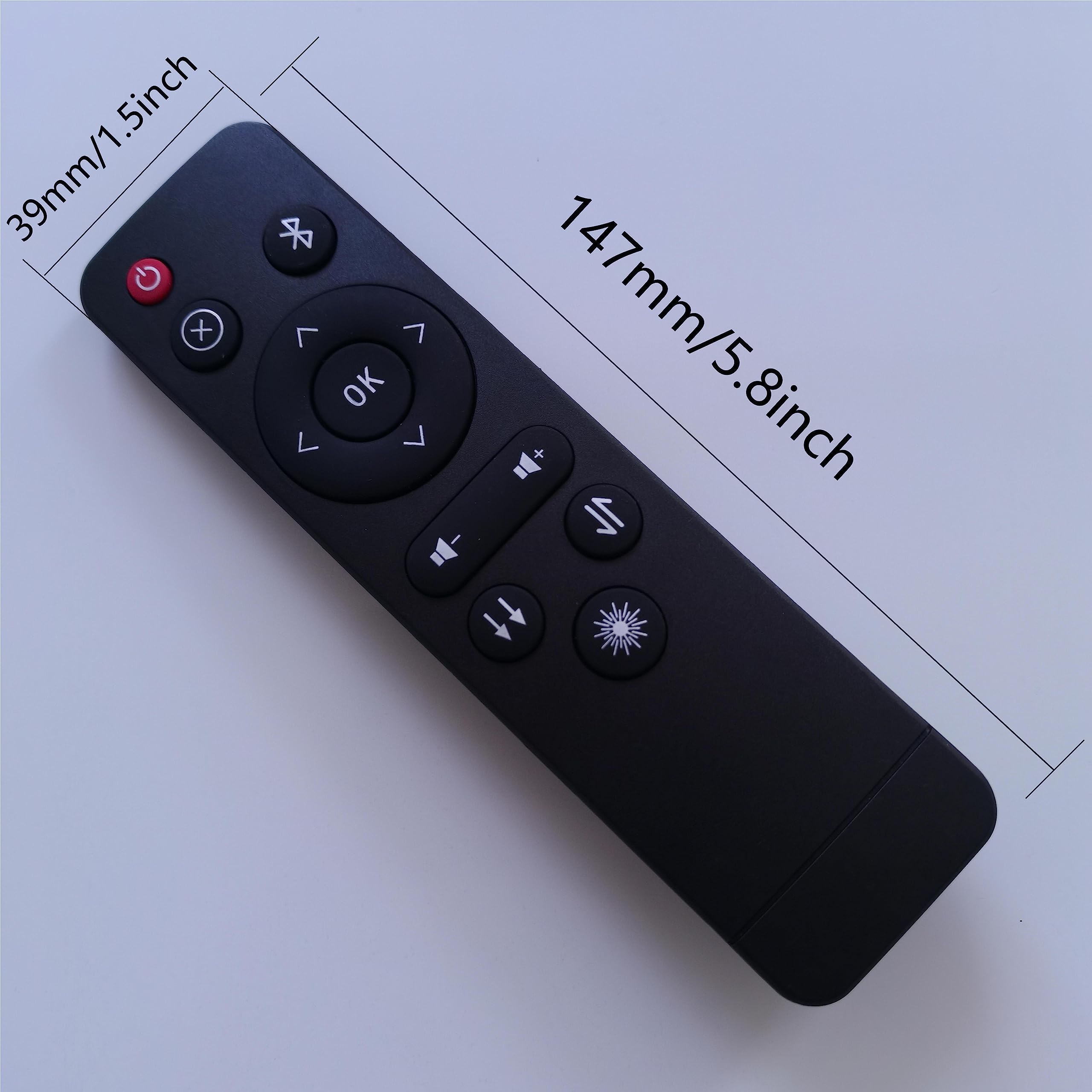 Wireless Remote Control for Teleprompter with Bluetooth Connectivity - Includes Windows Teleprompter App, Silent Operation Button - Perfect for Video Recording, Live Streaming & Professional Presentations (Black)