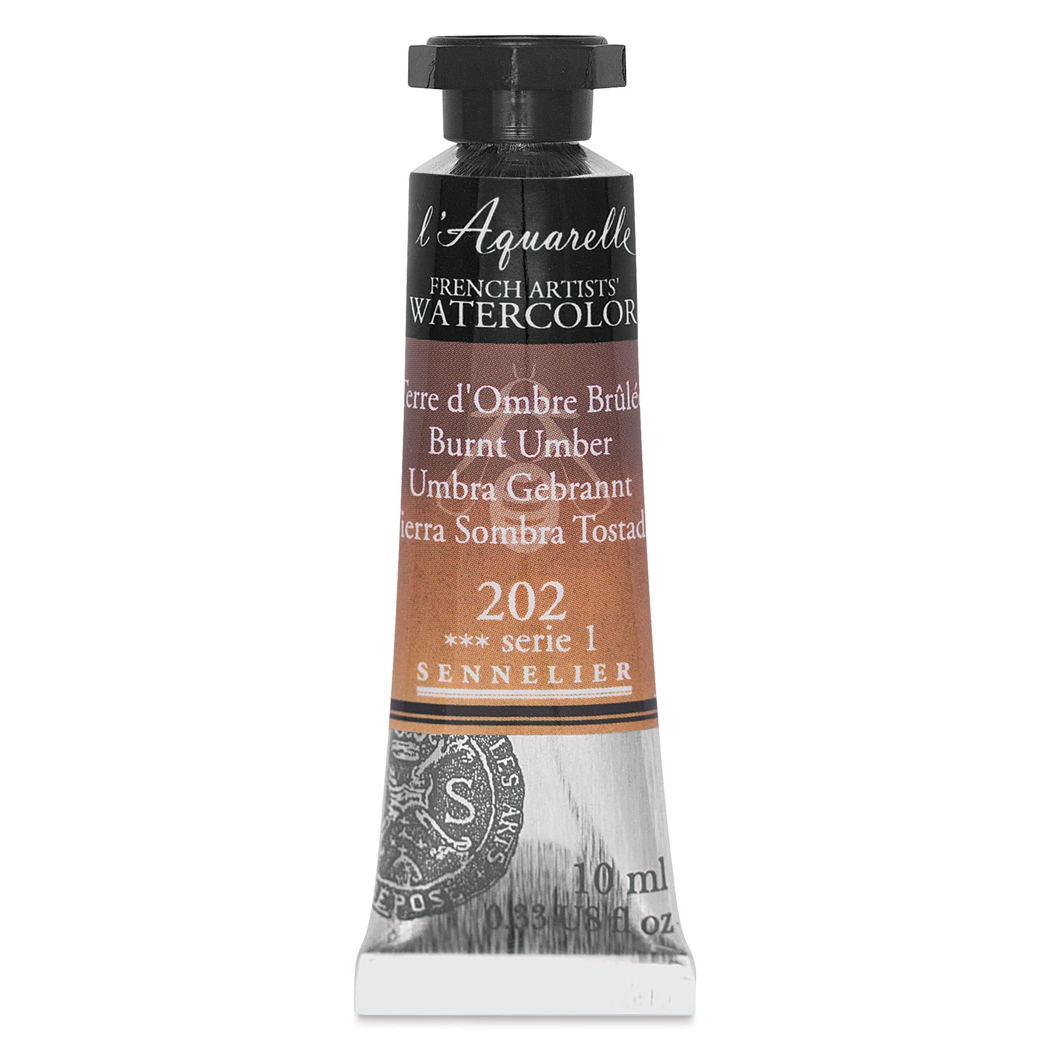 Sennelier l'Aquarelle Watercolor Paint Tubes 10ml - Professional Burnt Umber Watercolor for Artists | Perfect for Watercolor Painting, Sketching & Mixed Media Art