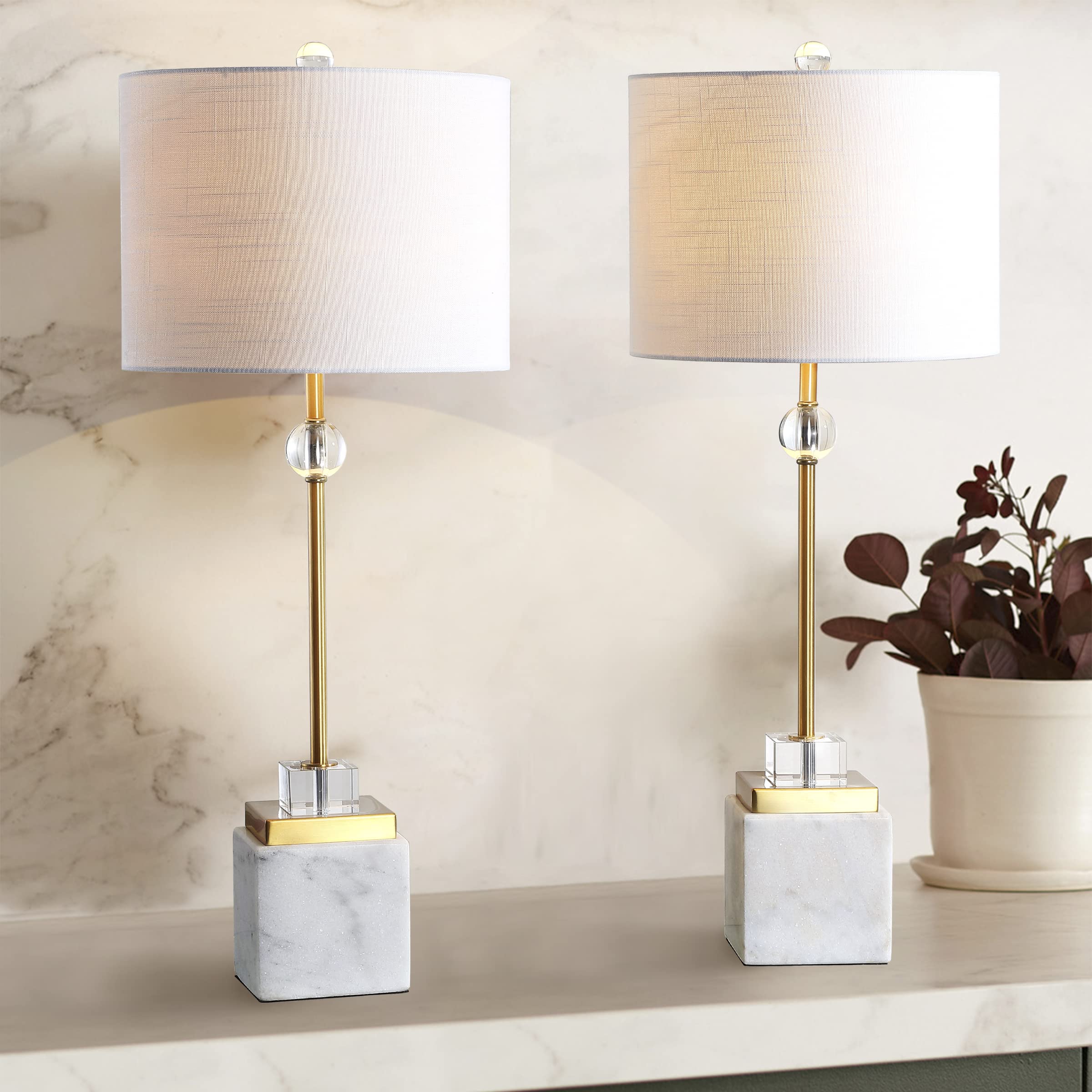 JONATHAN Y JYL5008A-SET2 Set of 2 Modern LED Table Lamps - 30