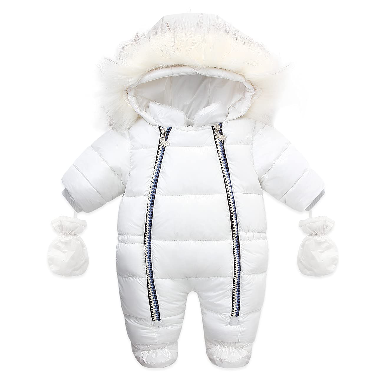 Warm Baby Winter Snowsuit - Insulated Toddler Jacket & Hooded Jumpsuit for Boys & Girls | Outdoor Play & Snow Day Essentials