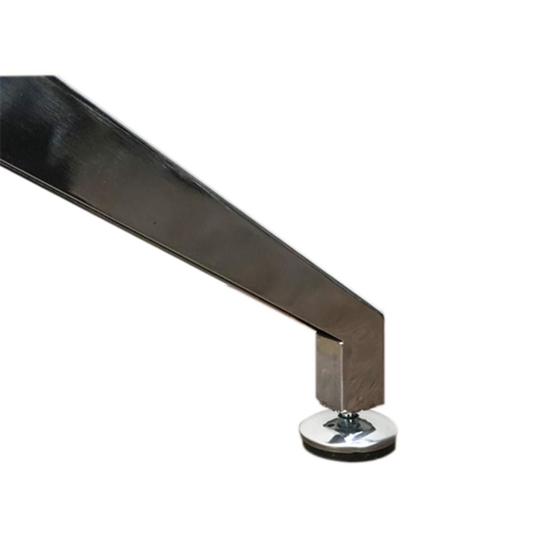 Black Wrought Iron DIY Furniture Support Feet - Non-Slip Desk Legs for Computer Tables & Workstations (1 Pack) | Perfect for Home Office, Gaming Setup & Study Room Furniture