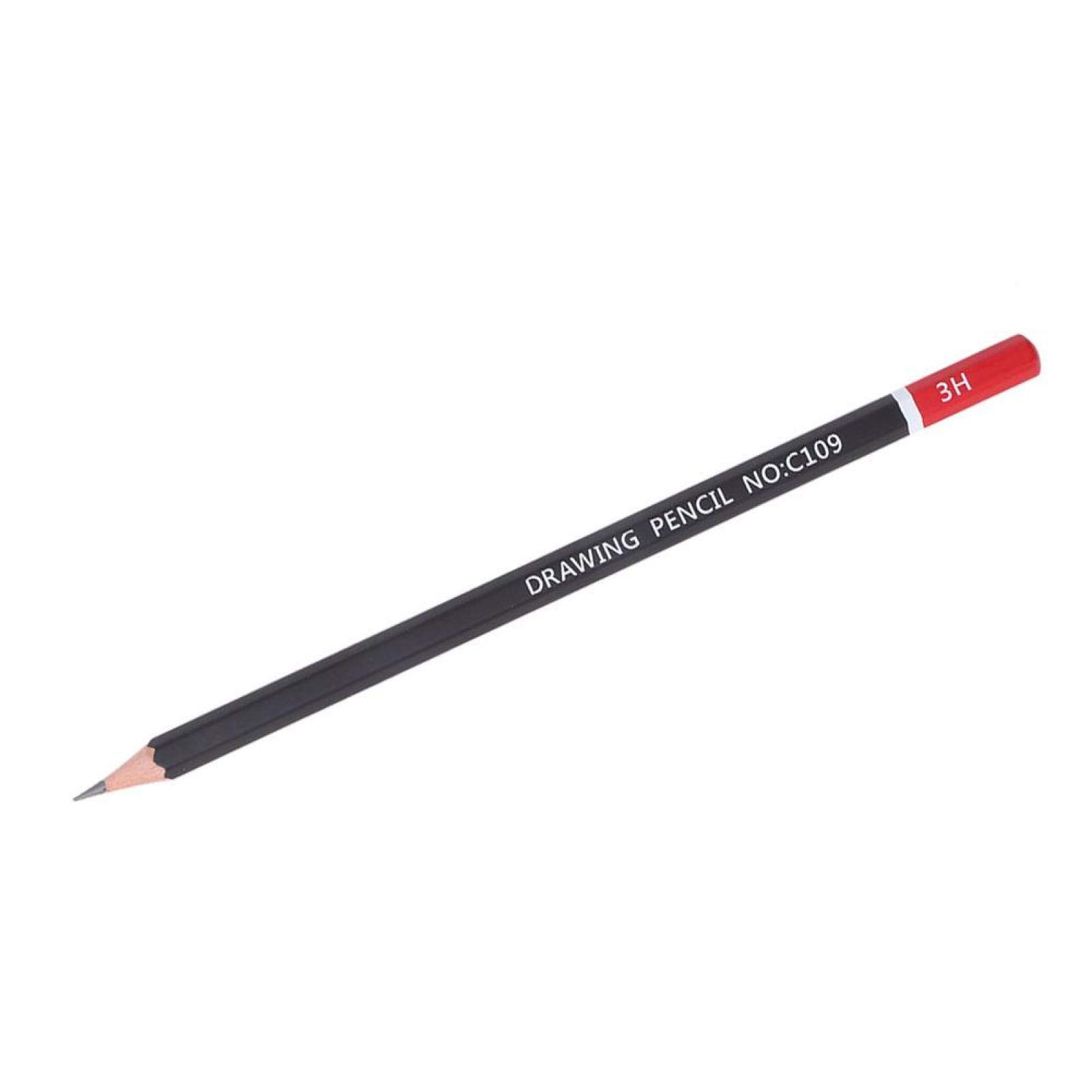 GLOGLOW 12-Piece Professional Sketching Pencils Set - Art Drawing Pencils (3H) for Artists & Beginners - Perfect for Sketching, Shading & Detailed Artwork