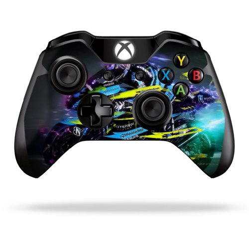 Protective Vinyl Skin Decal for Microsoft Xbox One/One S Controller - Custom Wrap Sticker Skins with Sportbike Design | Gaming Accessories for Enhanced Grip & Console Protection
