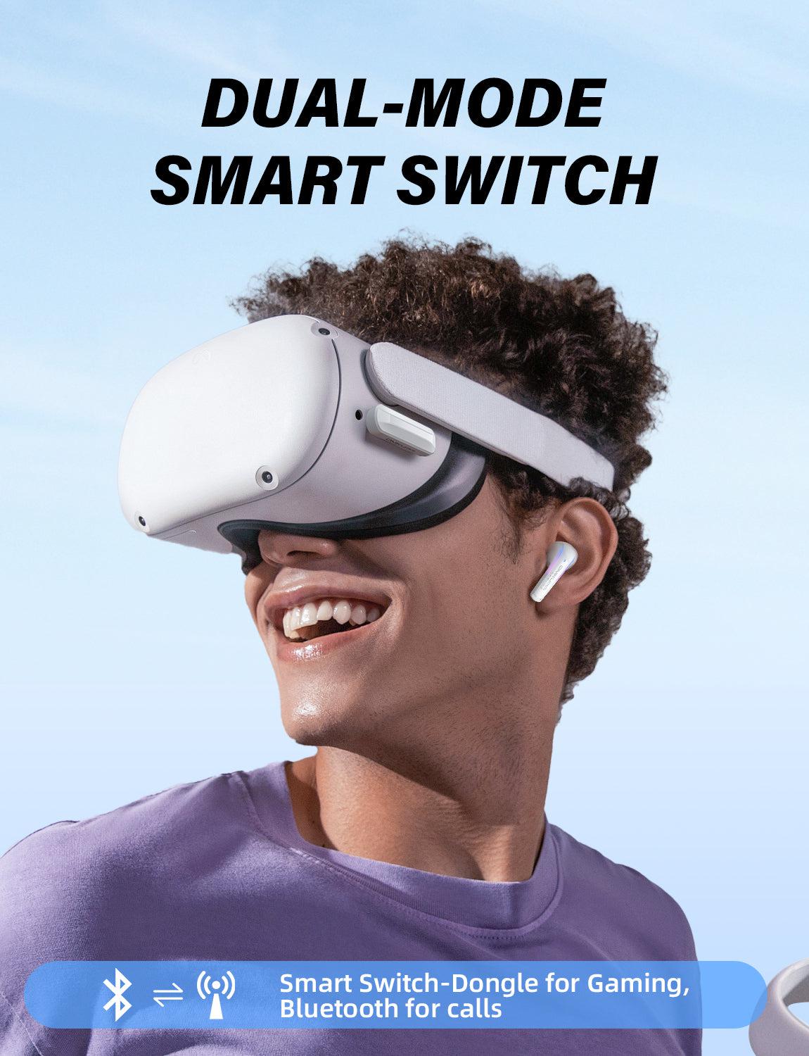 ONIKUMA T27 2.4G Wireless Gaming Earbuds with ENC Mic - Low Latency Bluetooth Earbuds for PC, PS5, Switch, Mobile Gaming - Perfect for Competitive Gaming & Work Calls