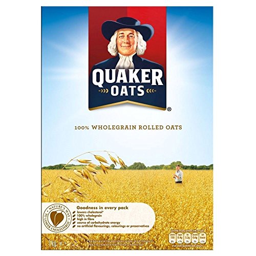 Quaker Oats 1Kg (35.2 oz) - 100% Natural Whole Grain Rolled Oats for Breakfast, Baking & Smoothies - High Fiber Healthy Snack for Weight Loss & Heart Health - Perfect for Oatmeal, Cookies & Protein Shakes