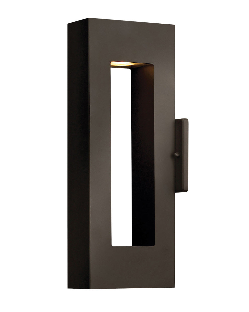 Atlantis LED Wall Mount Light Fixture in Bronze - Modern Sconce for Bedroom, Living Room, and Hallway Lighting