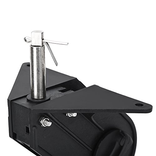 Yosoo Black Plastic Kayak Canoe Rudder - Foot Control Direction Tackle Kit for Fishing & Water Sports | Durable Boat Accessory for Angling & Paddling Adventures