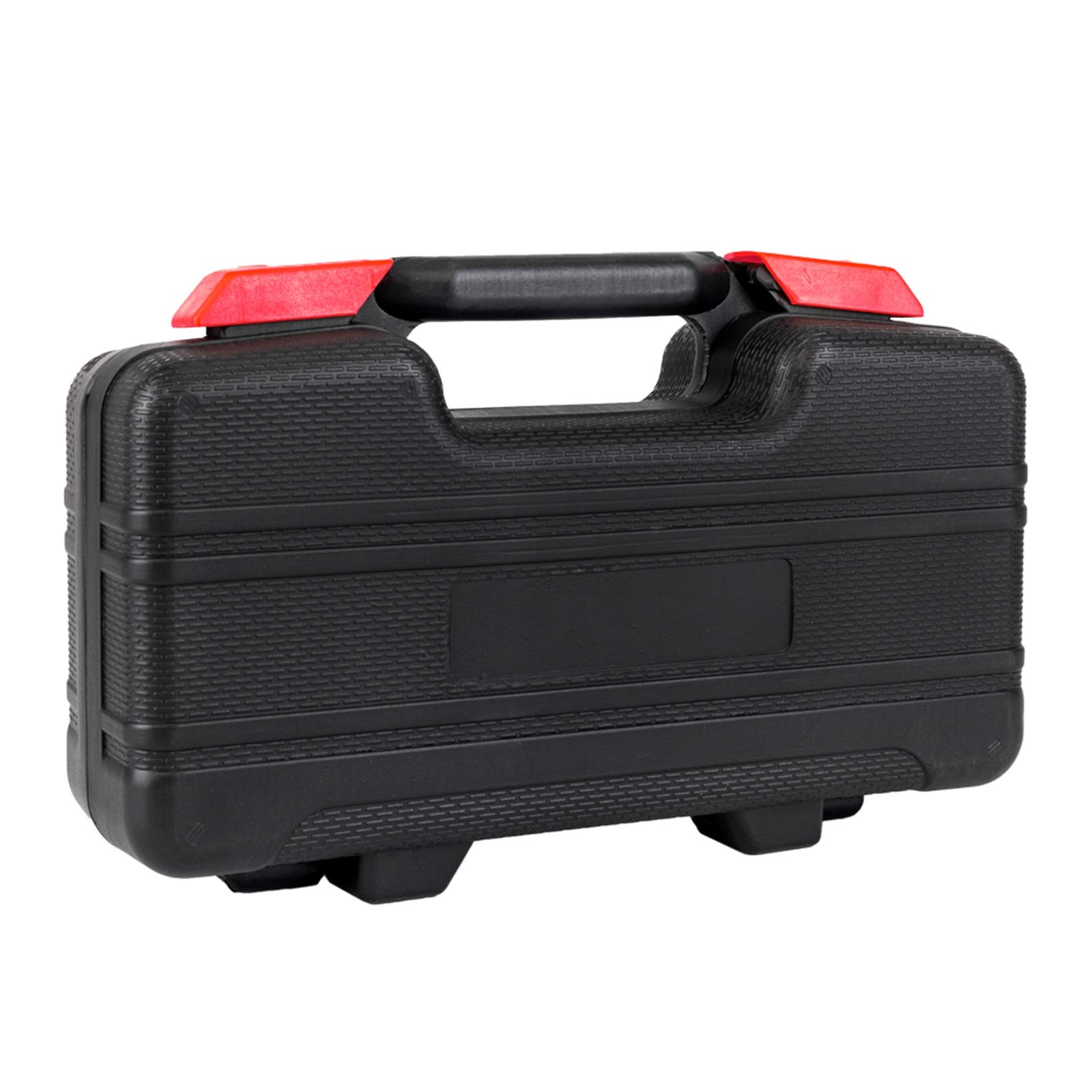 39-Piece Household Tool Kit Set with Plastic Toolbox Storage Case - Essential Hand Tools for Homeowners, DIYers & Handymen - Perfect for Home Repairs, Maintenance & Projects (Red)
