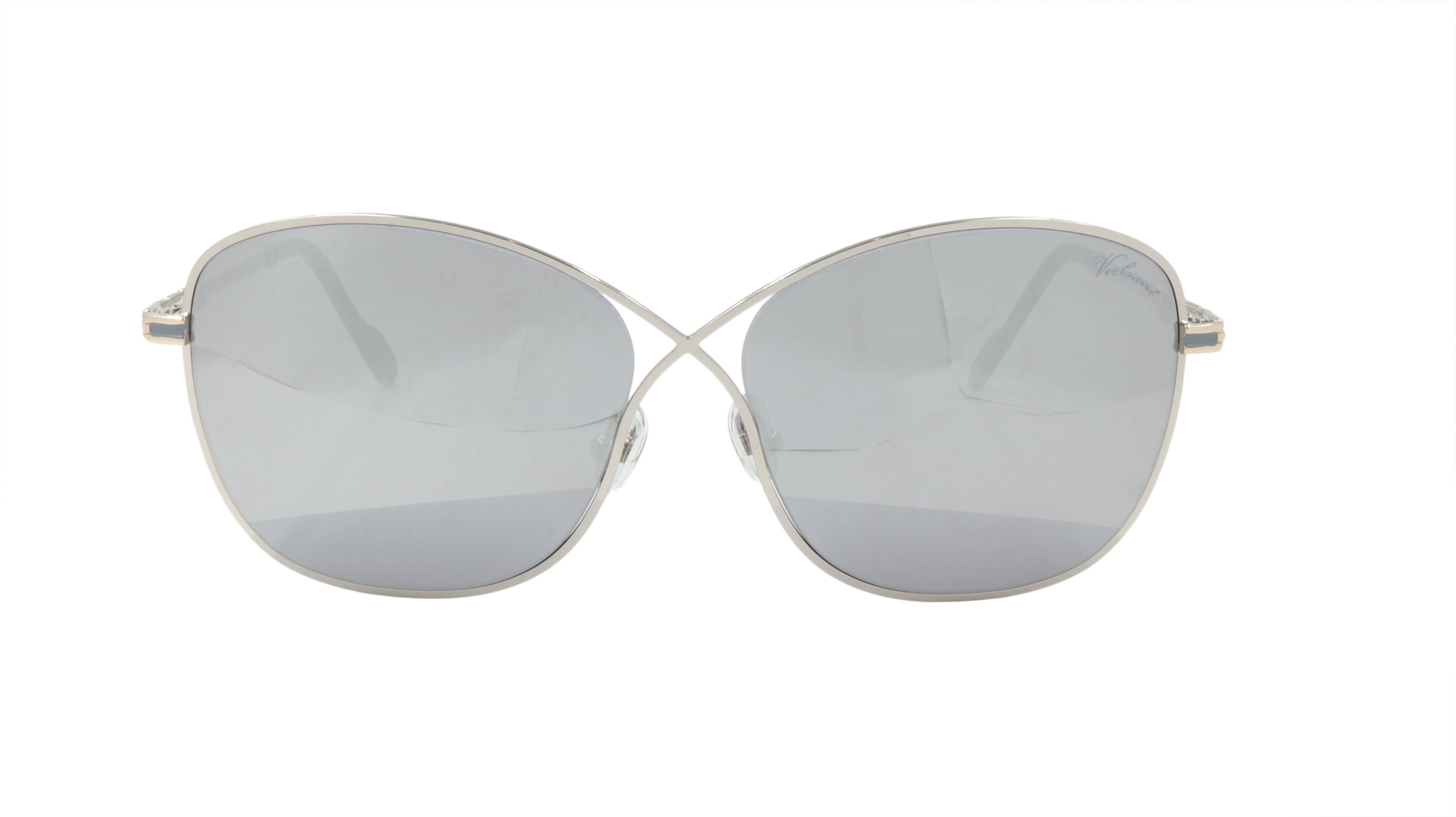 Paul Vosheront Gold Plated Metal Acetate Sunglasses - PV394S C2 Mirror Lens Italian Design for Men & Women | Perfect for Driving, Beach & Outdoor Fashion