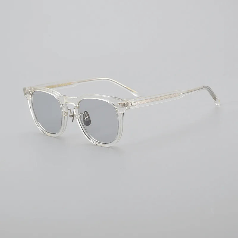 Black Unisex Square Polarized Sunglasses - Full Rim Acetate Frame UV Protection for Men & Women - Perfect for Driving, Beach, and Outdoor Activities