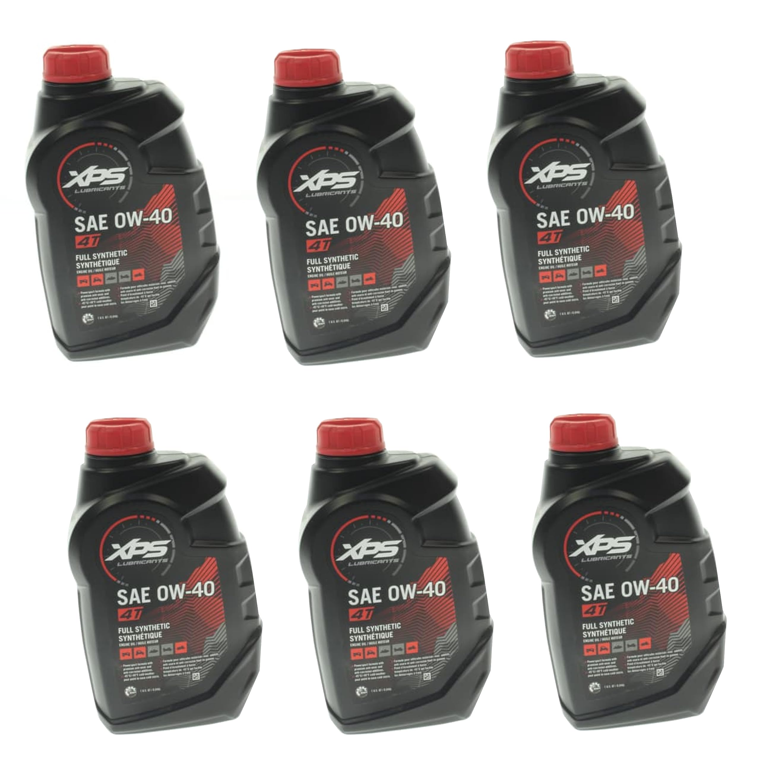 BRP Ski-Doo Can-Am Sea-Doo XPS OEM 4-Stroke Full Synthetic Engine Oil - 6 Quarts (779139) - Premium Performance for Snowmobiles, ATVs & Watercrafts