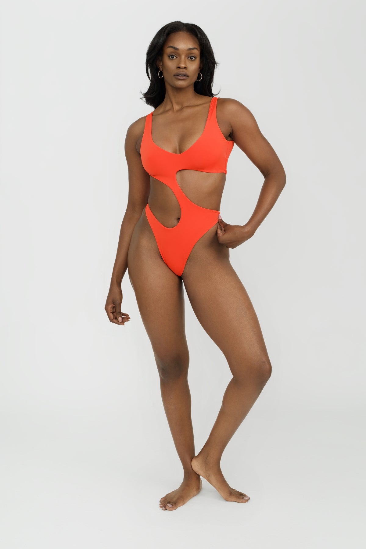 Harlow One Piece Mango Print Swimsuit - Women's Sexy Summer Beachwear for Pool, Vacation & Tropical Getaways