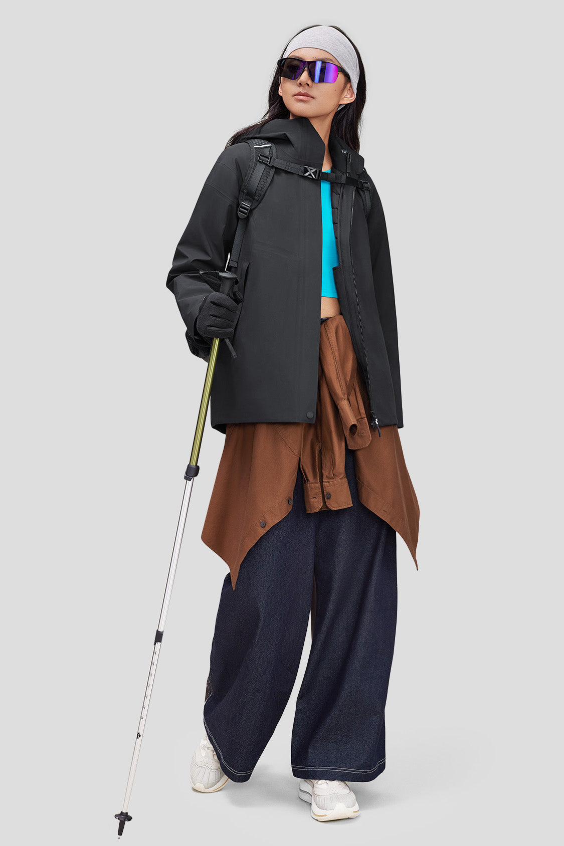 Women's 3-in-1 Waterproof Windproof Fleece Lined Interchangeable Jacket - Outdoor Hiking, Skiing & Winter Travel Coat