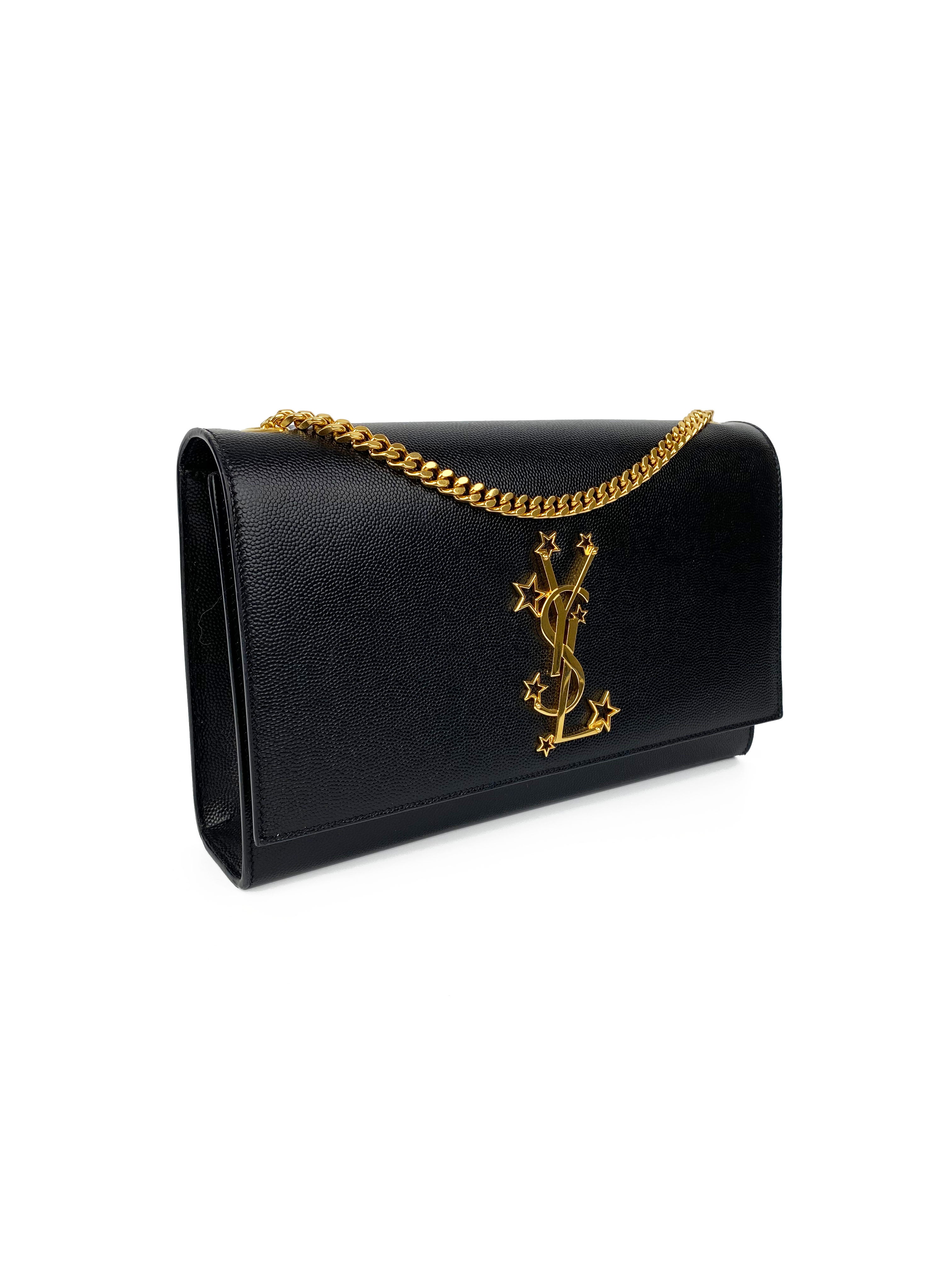 Saint Laurent Limited Edition Black Star Kate Bag - Luxury Designer Handbag for Women | Perfect for Evening Parties, Date Nights & Special Occasions