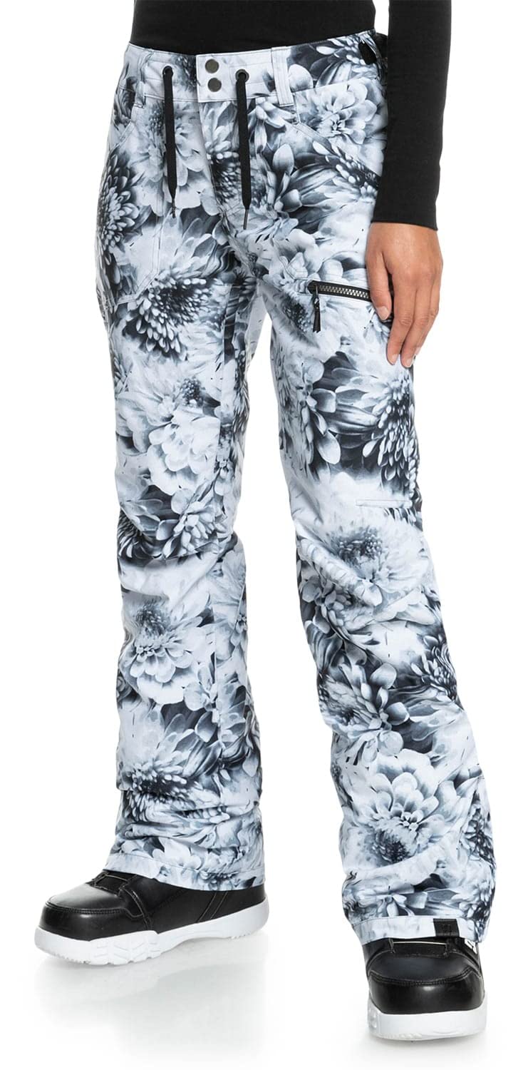 Roxy Nadia Printed Women's Snowboard Pants - Waterproof, Insulated Winter Snow Pants for Skiing & Snowboarding | Perfect for Cold Weather & Mountain Adventures