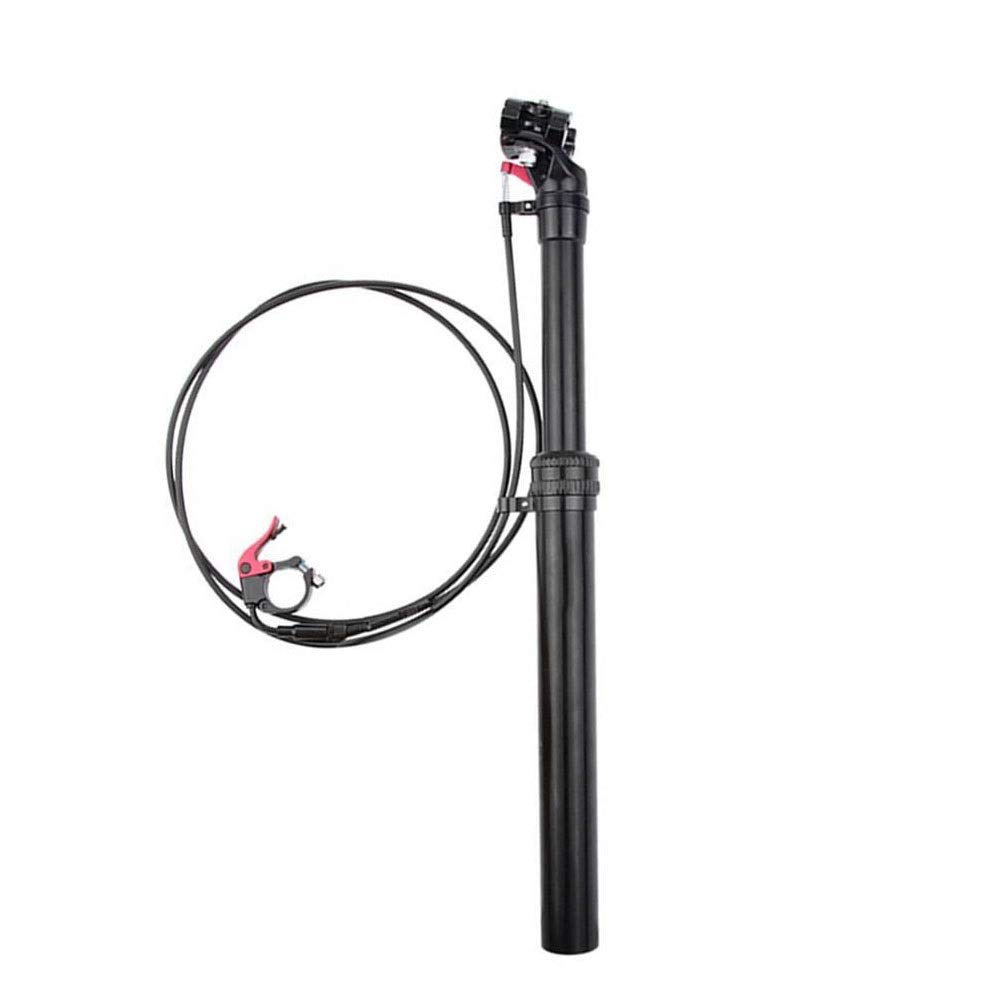 27.2mm & 31.6mm Mountain Bike Seatpost - Hydraulic Dropper Post with Remote Control for Road & MTB Bikes | Adjustable Cycling Accessories for Trail Riding & Commuting