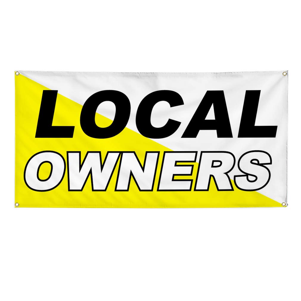 Durable 48x96 Inches Vinyl Banner with 8 Grommets - Weatherproof Outdoor Business Sign for Yard, Industrial & Local Owners (Multiple Sizes Available) - Perfect for Storefronts, Events & Construction Sites