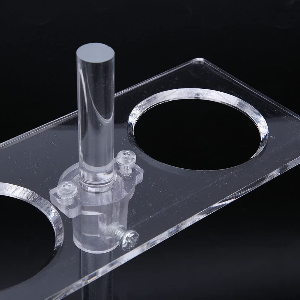 Adjustable Height Funnel Rack Stand with 4 Holes - Laboratory Funnel Holder for Separating & Displaying Funnels - Durable Lab Fixing Supplies & Accessories - Perfect for Chemistry Experiments, Scientific Research & Lab Organization