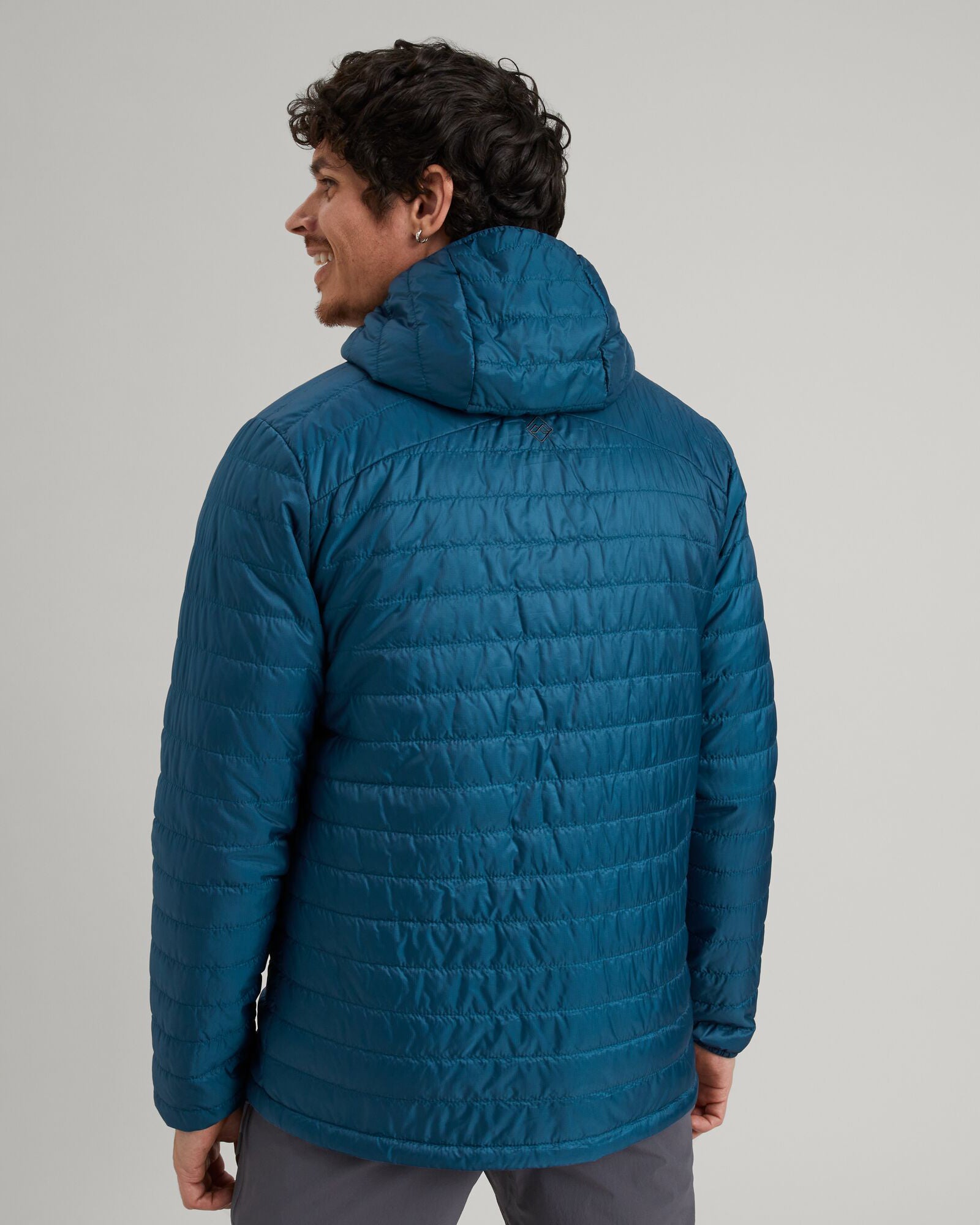 Heli R Men's novaLOFT Hooded Jacket - Lightweight Water-Resistant Winter Coat with Adjustable Hood - Perfect for Outdoor Activities, Hiking & Casual Wear