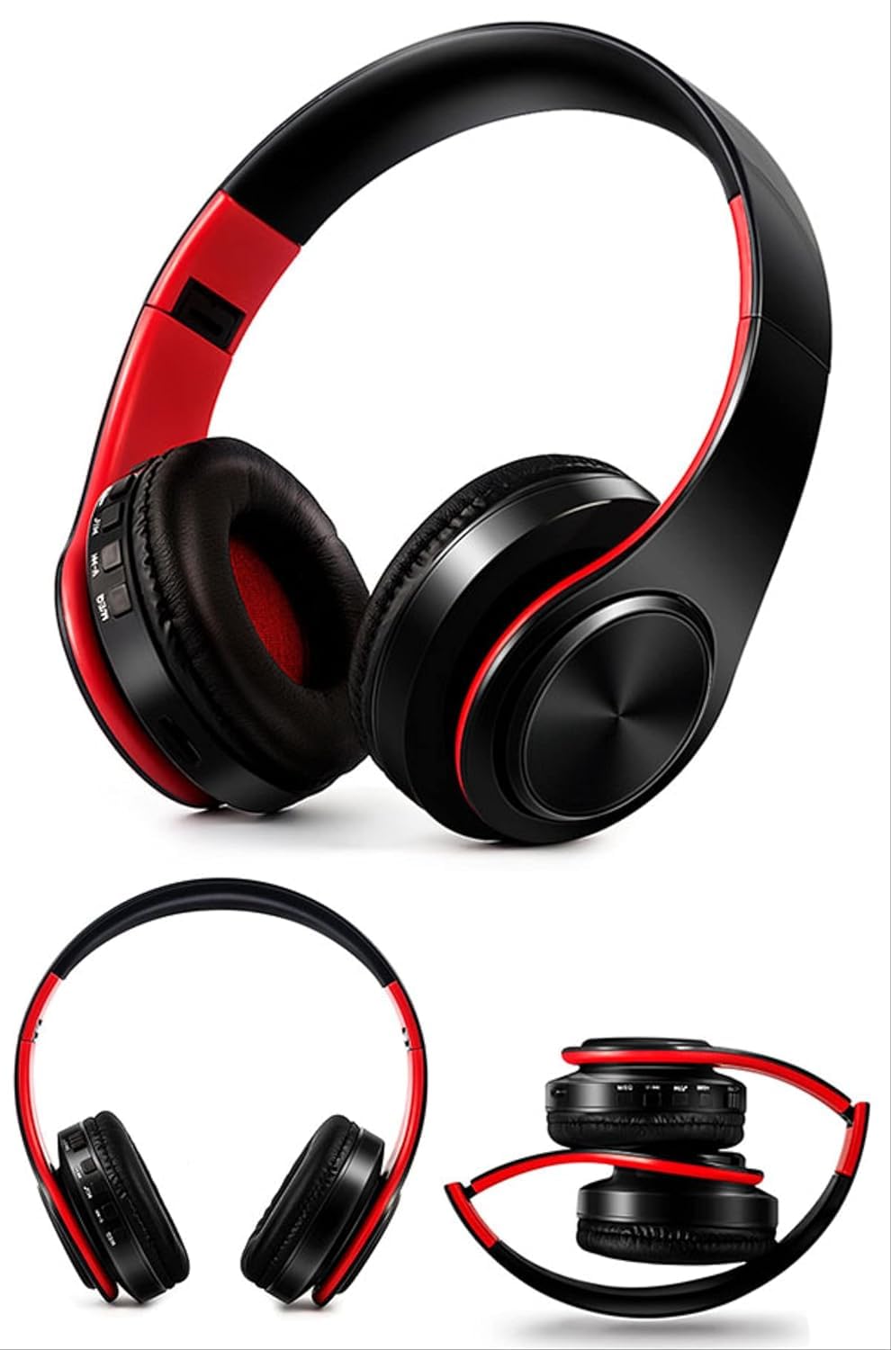 Wireless Headset with Stereo Sound - Ultra Compact & Lightweight Bluetooth Headphones for Work, Gaming, and Travel