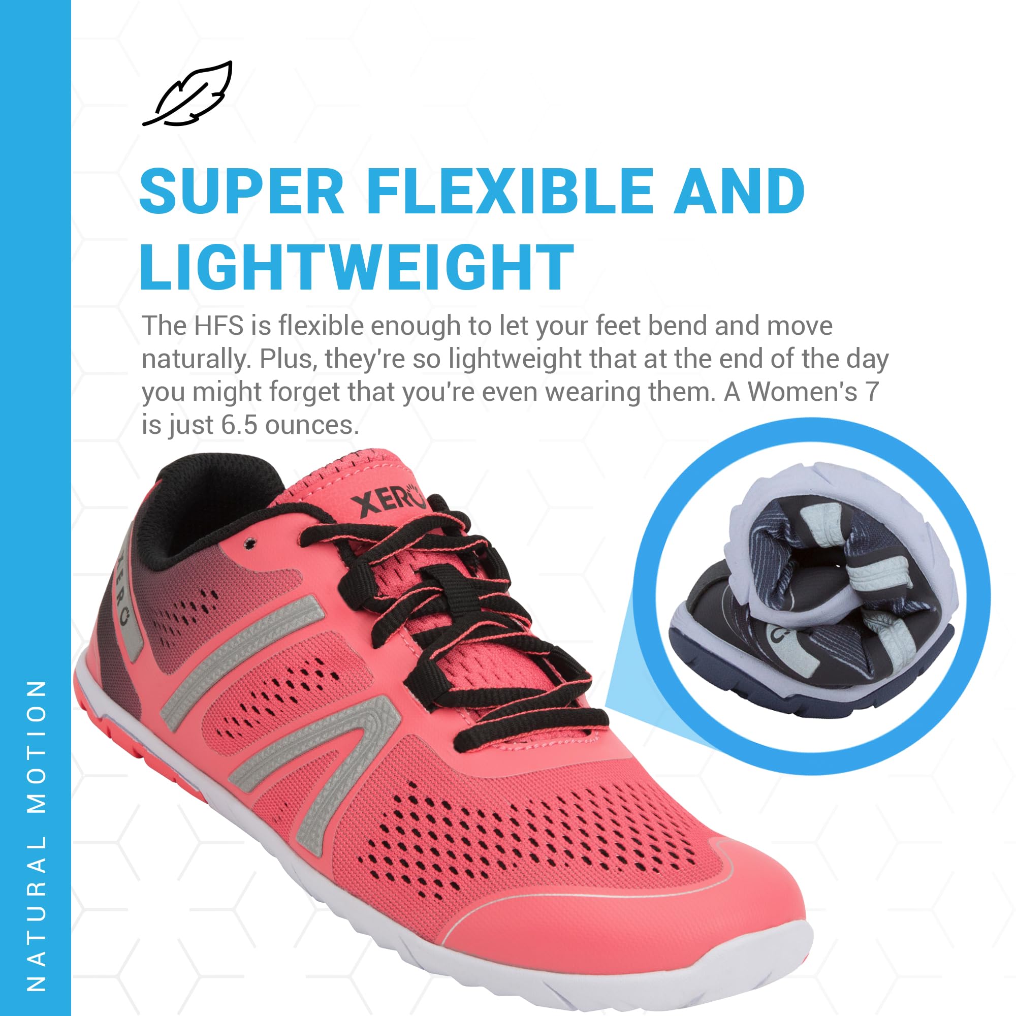 **Xero Shoes Barefoot Running Shoes for Women - Minimalist, Zero Drop, Wide Toe Box | HFS Women's Running Shoes | Lightweight & Flexible for Trail Running, Gym Workouts & Everyday Wear**