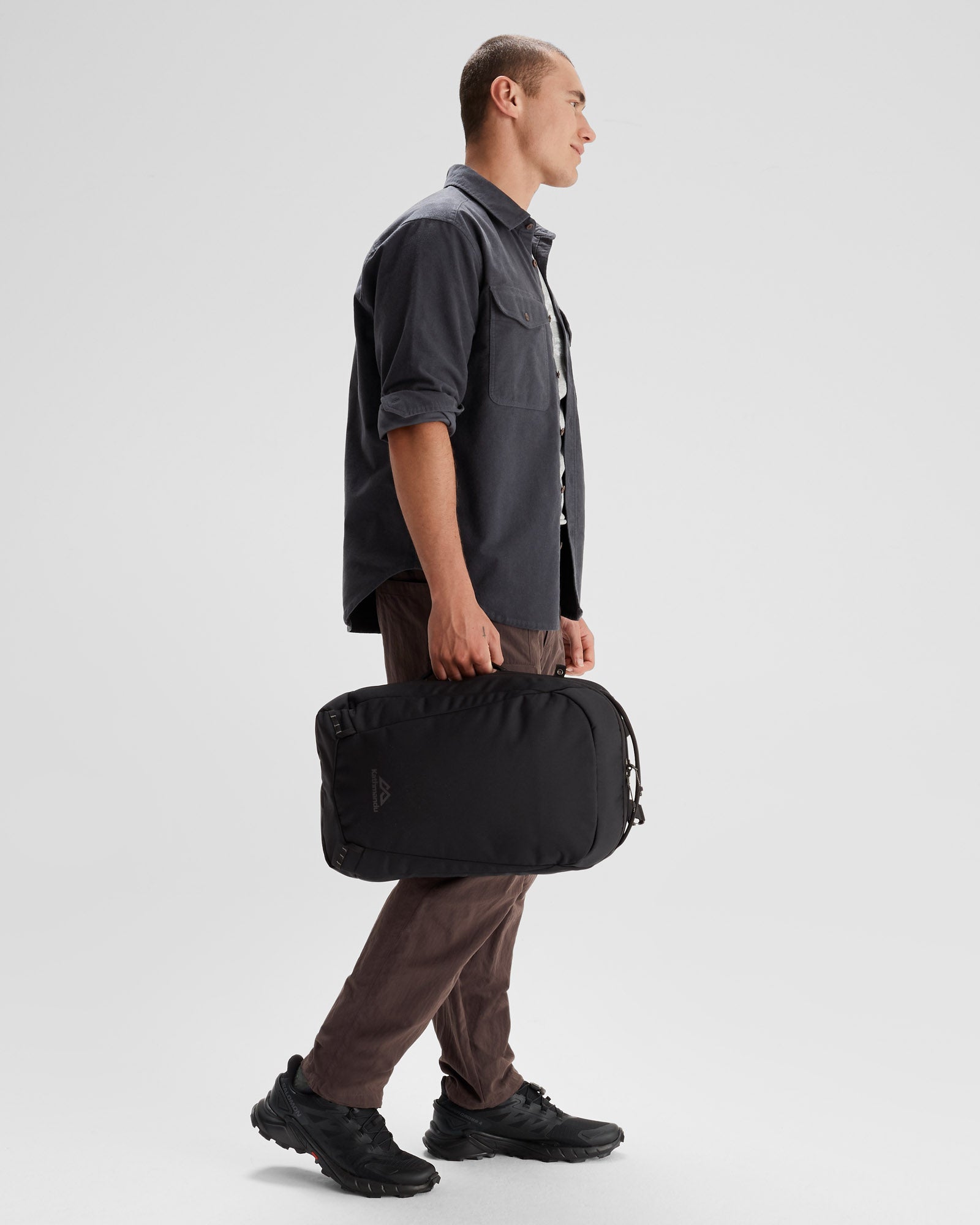 Litehaul Plus 1 v3 12L Backpack - Waterproof Black Stingray Design for Hiking, Travel & Outdoor Adventures