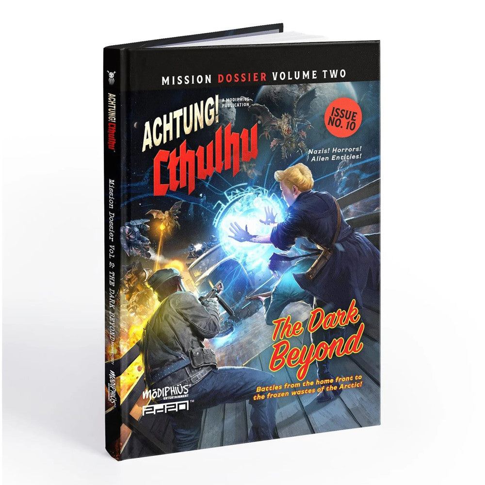 Achtung! Cthulhu 2d20: The Dark Beyond Mission Dossier 2 RPG Book - Lovecraftian Horror Adventure for Tabletop Gaming