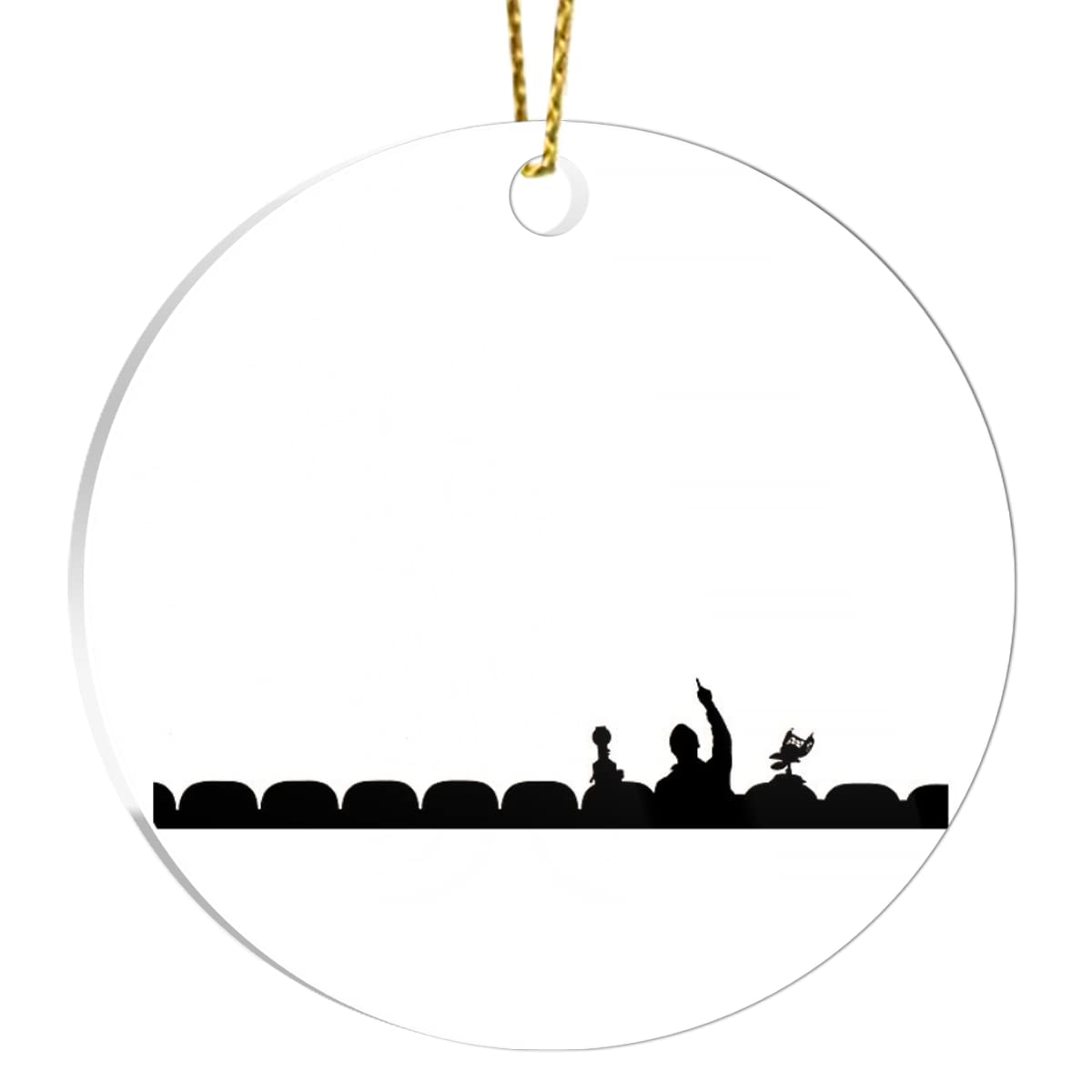 Christmas Tree Ornaments - 12 Pack Acrylic Mystery Science Themed Xmas Decorations for Home, Party, Theater & Holiday Events | Perfect for Hanging on Trees, Gifts & Festive Decor