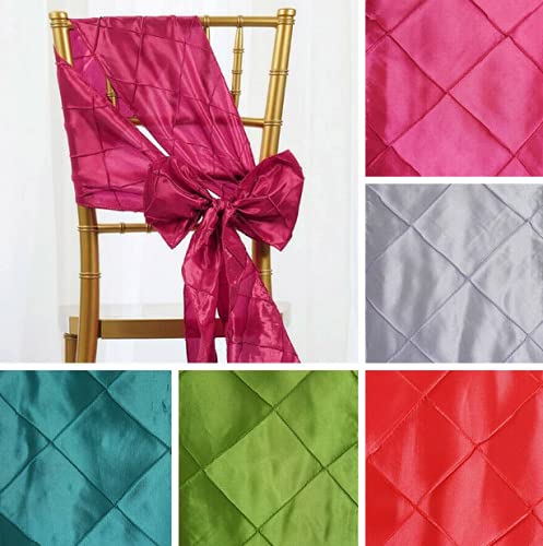 40 Pcs Rose Quartz Pink Chair Sashes - Wedding Party Decorations for Ceremony & Reception
