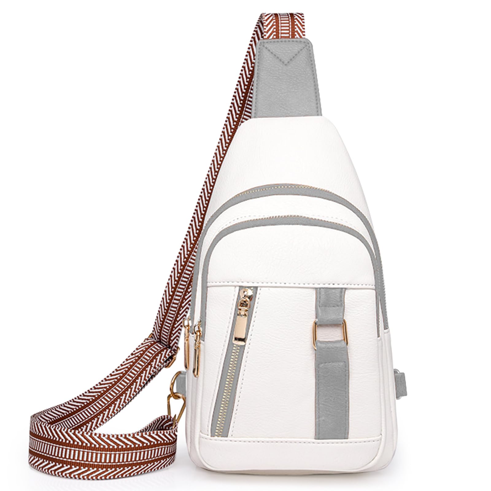 Stylish Women's Crossbody Bags - Genuine Leather Sling Bag for Travel, Work & Daily Use | Perfect Mother's Day, Birthday Gift for Mom & Wife | Compact Fanny Pack with Adjustable Strap