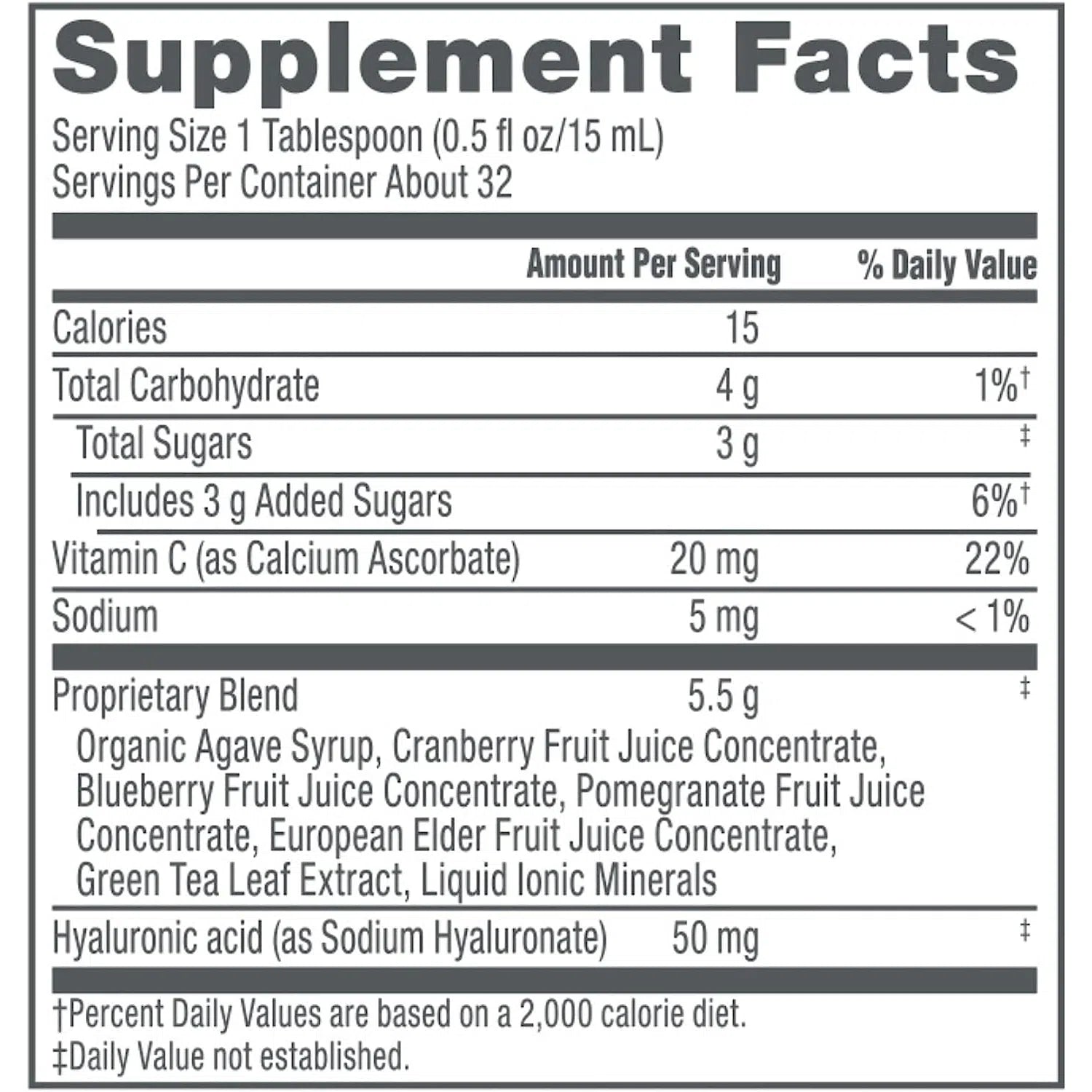 NeoCell Hyaluronic Acid Berry Liquid Supplement - Supports Joint Health & Skin Hydration - Delicious Berry Flavor for Daily Wellness Routine