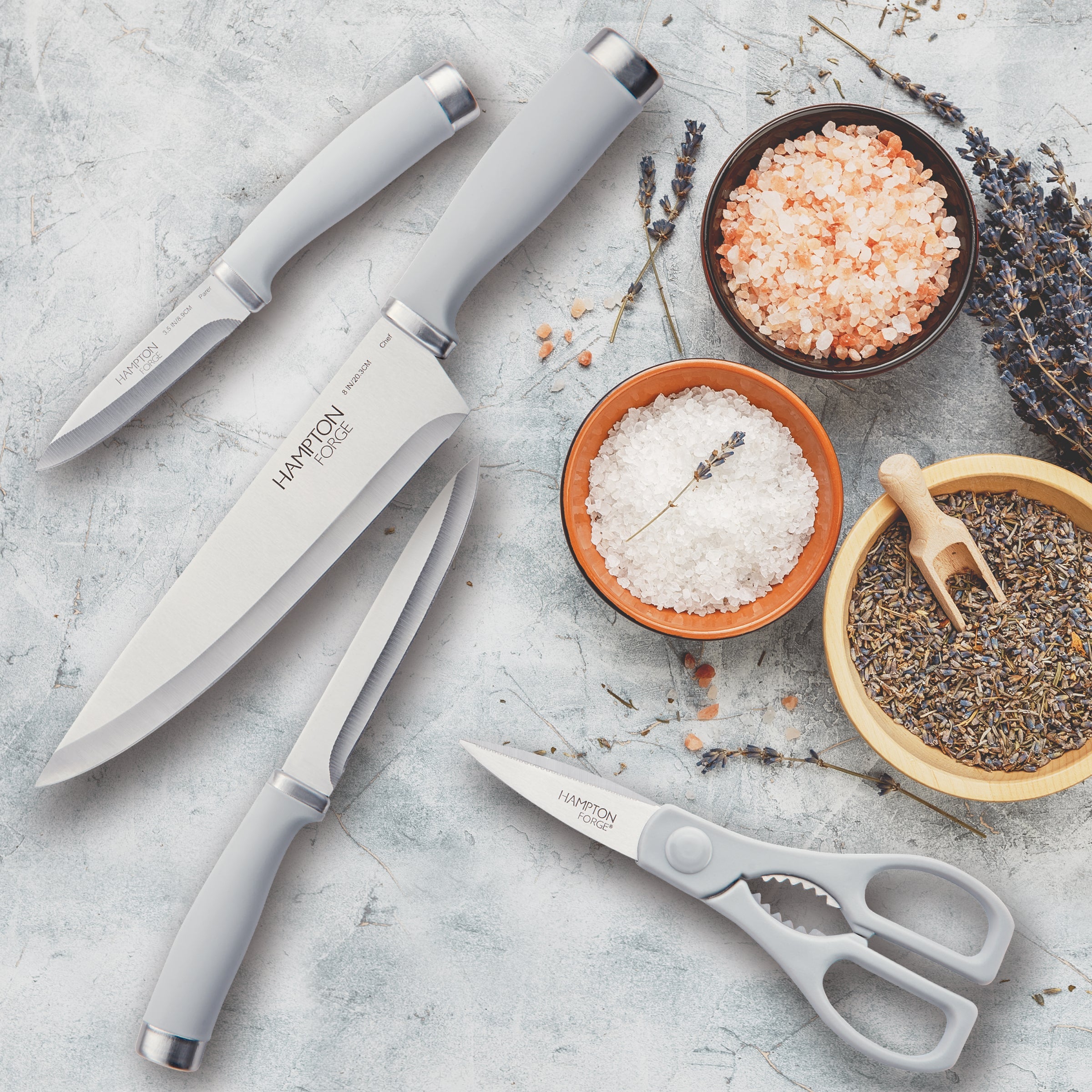 Premium 15-Piece Cutlery Set with Knife Block - Stainless Steel Kitchen Knives for Cooking, Slicing & Chopping - Perfect for Home Chefs & Gourmet Cooking