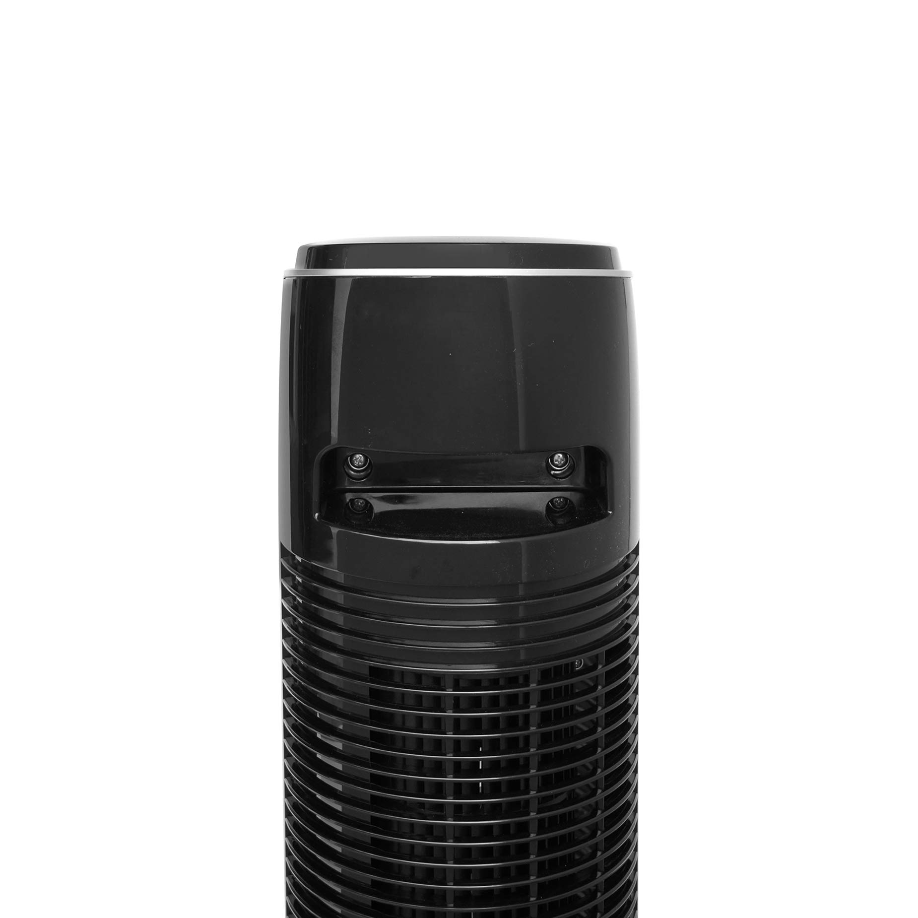 SPT SF-1536BK Black Oscillating Tower Fan with Remote Control, 3-Speed Settings & 12-Hour Timer - Perfect for Bedroom, Living Room and Office Cooling