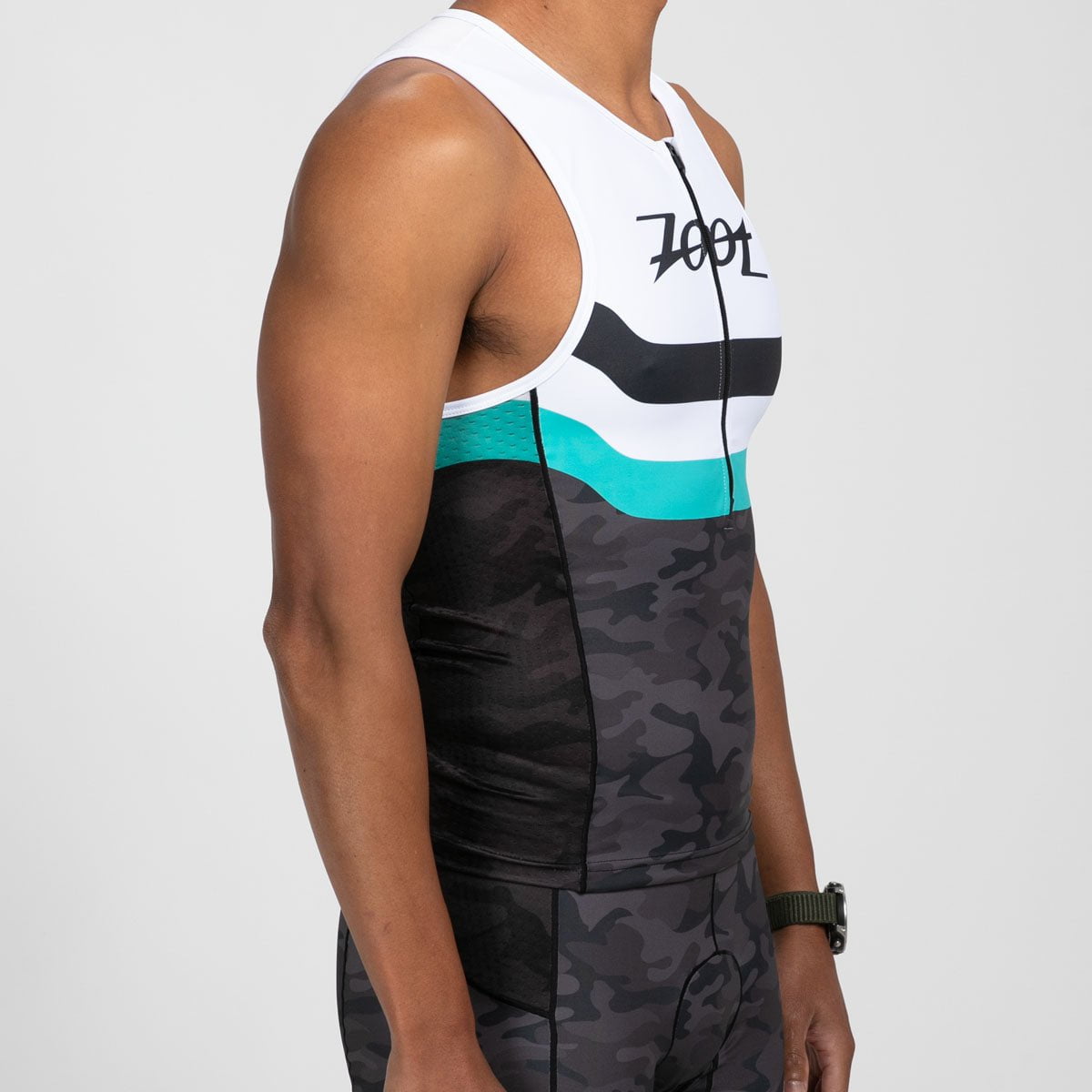 Men's Limited Edition Tri Tank Top - Camouflage Print for Gym, Running & Outdoor Activities