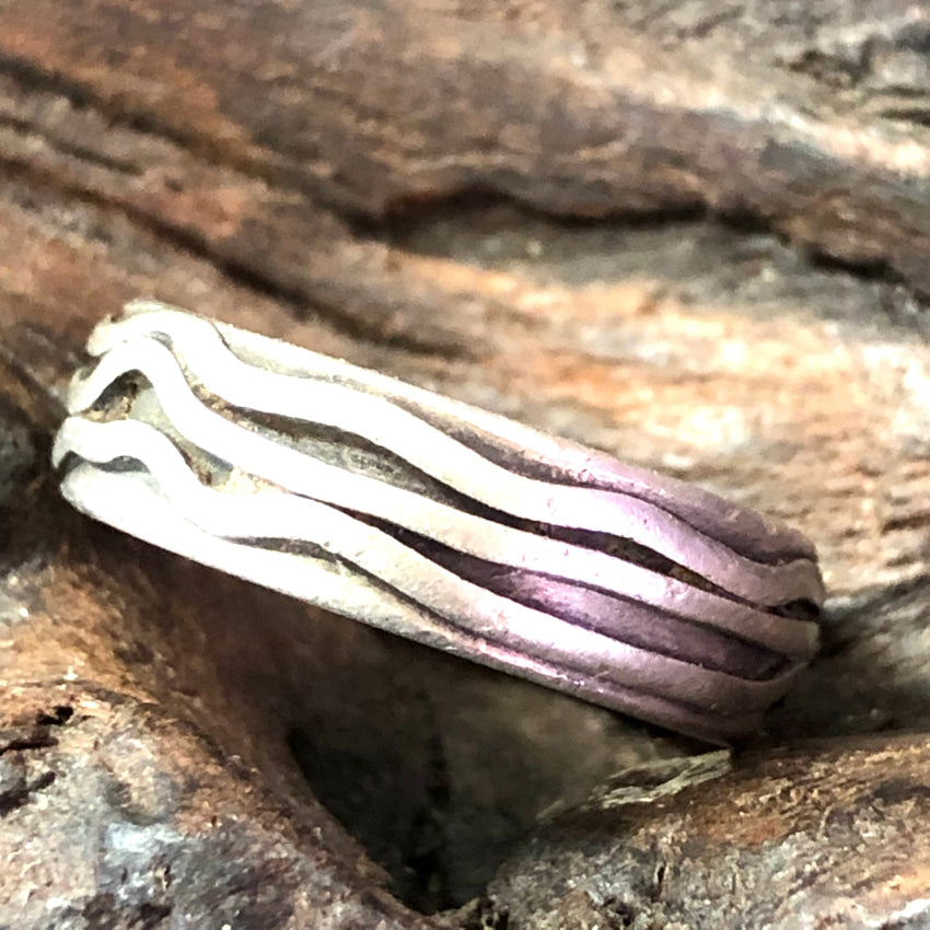 Vintage Smooth Sterling Silver Band Ring - Size 9.5 Thumb Ring for Men & Women - Perfect for Everyday Wear, Boho Style & Gift Giving