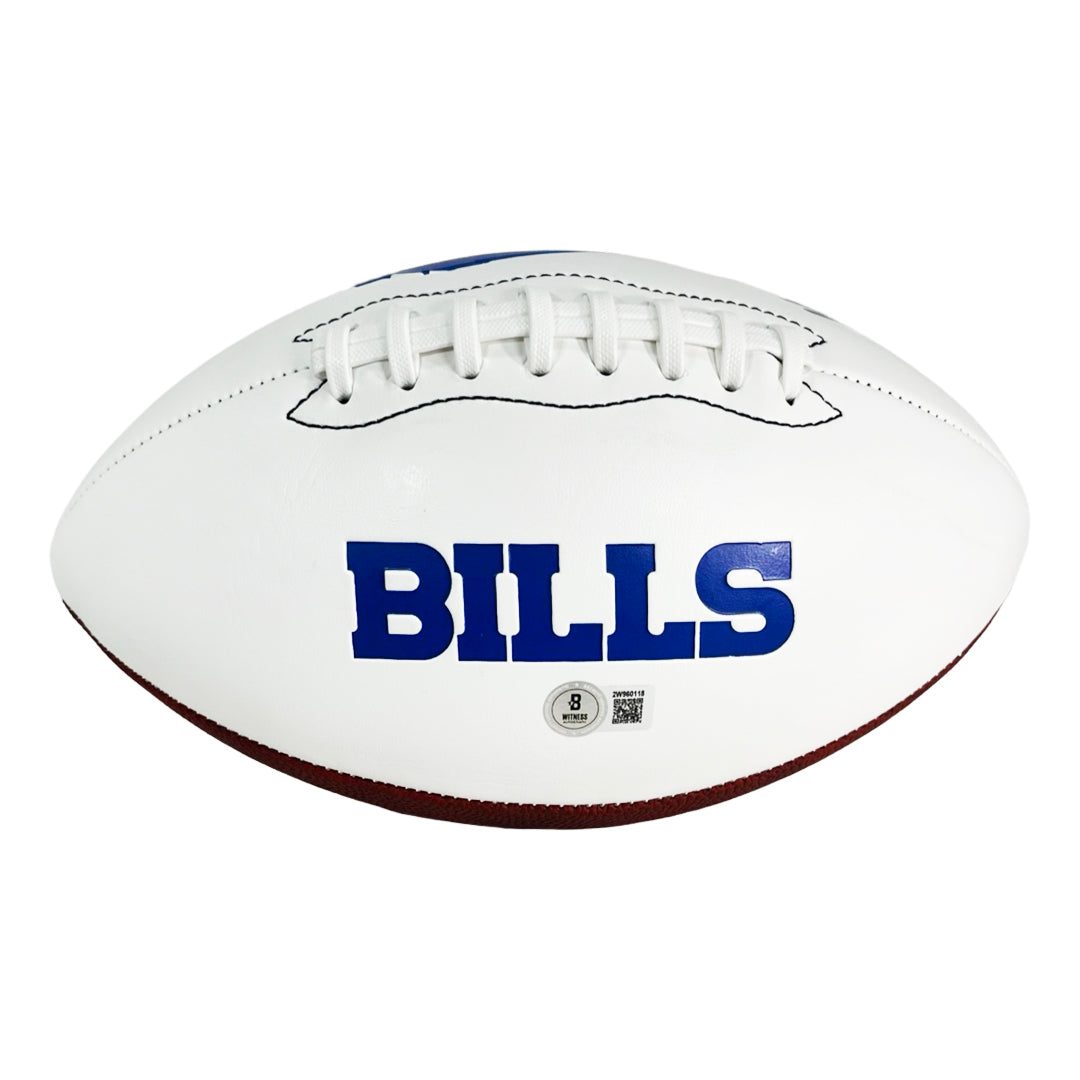 Andre Reed Autographed Buffalo Bills NFL Football with HOF 14 Inscription - Officially Licensed Team Logo - JSA Certified - Perfect for Collectors, Sports Memorabilia Displays & Fan Gifts