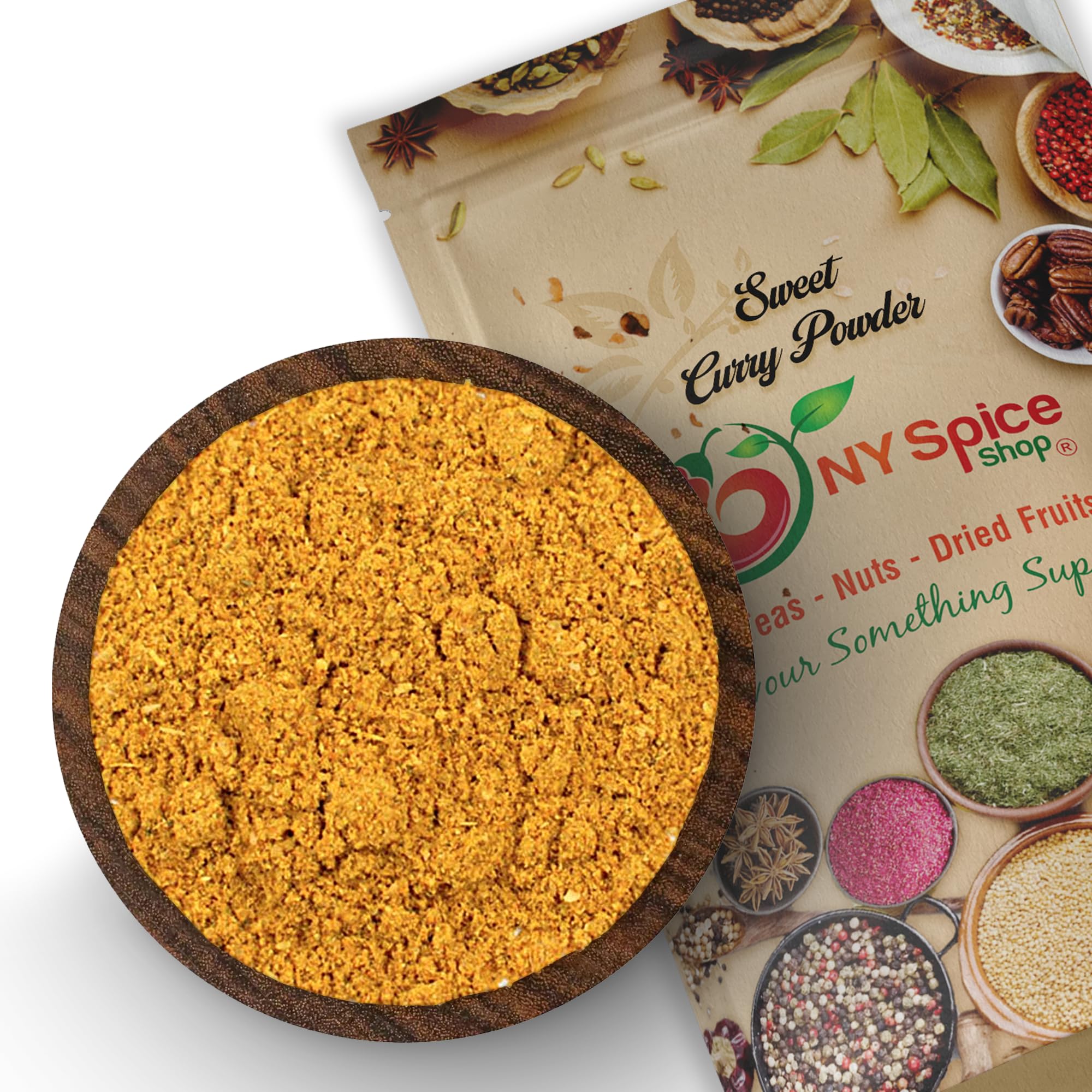 NY SPICE SHOP Premium Sweet Curry Powder Blend - 1 Pound | Mild Golden Curry Seasoning for Cooking, Baking & Indian Cuisine | All-Natural Ground Curry Spice Mix for Chicken, Rice & Vegetables