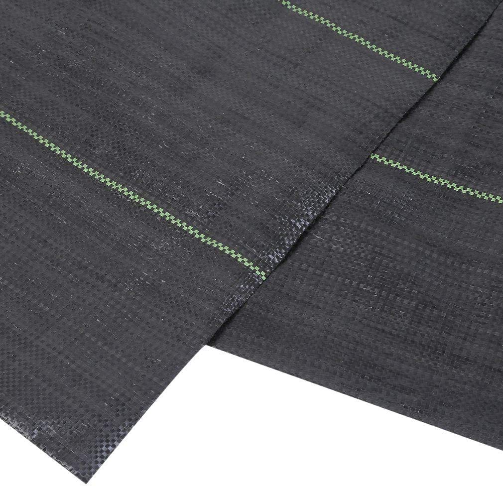 Agfabric Heavy Duty 6x300ft Landscape Fabric Weed Barrier - 3.9oz Black Ground Cover for Gardens, Lawns & Landscaping | Durable Weed Control Mat for Flower Beds, Vegetable Gardens & Pathways