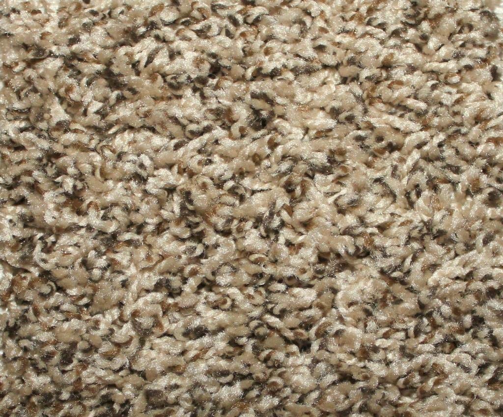 KOECKRITZ 4' Round Frieze Area Rug - 25 oz Gremstone Bronzite Handmade Carpet for Living Room, Bedroom | Multiple Sizes & Shapes Available | Soft & Durable Floor Mat for Home Decor