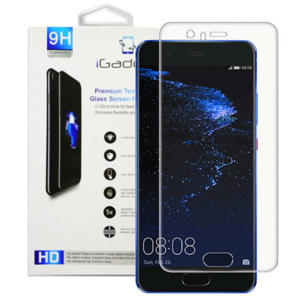 Huawei P10 Plus Screen Protector - Case Friendly Ultra Clear Tempered Glass Shield for Scratch & Impact Protection - Perfect for Work, Travel & Daily Use
