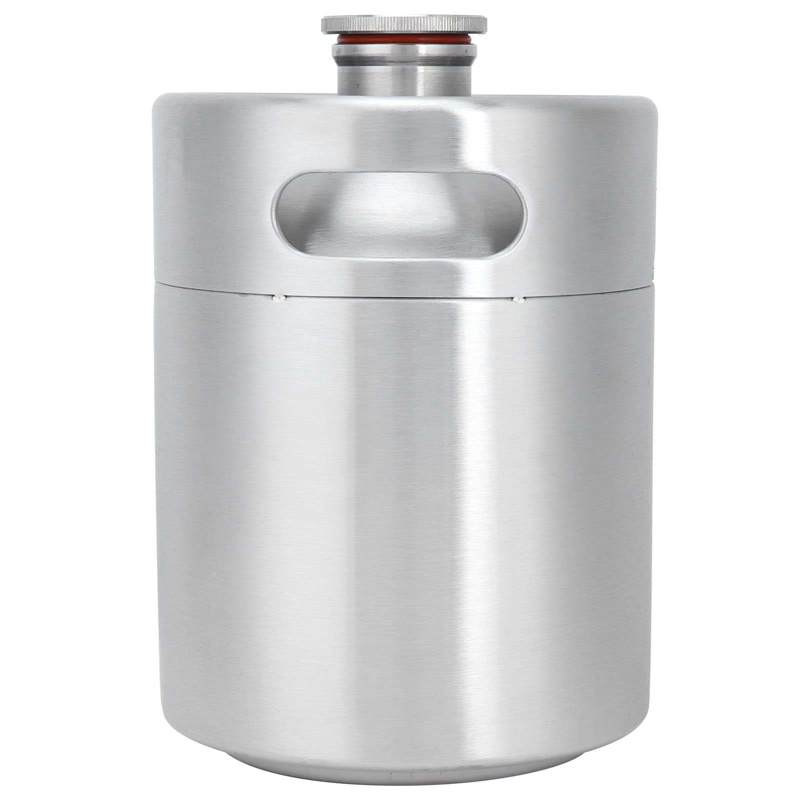 2L Mini Stainless Steel Beer Keg - Home Brewing Accessory | Durable, Rustproof & Sturdy for Beer Making | Perfect for Home Brewers, Parties & Outdoor Camping