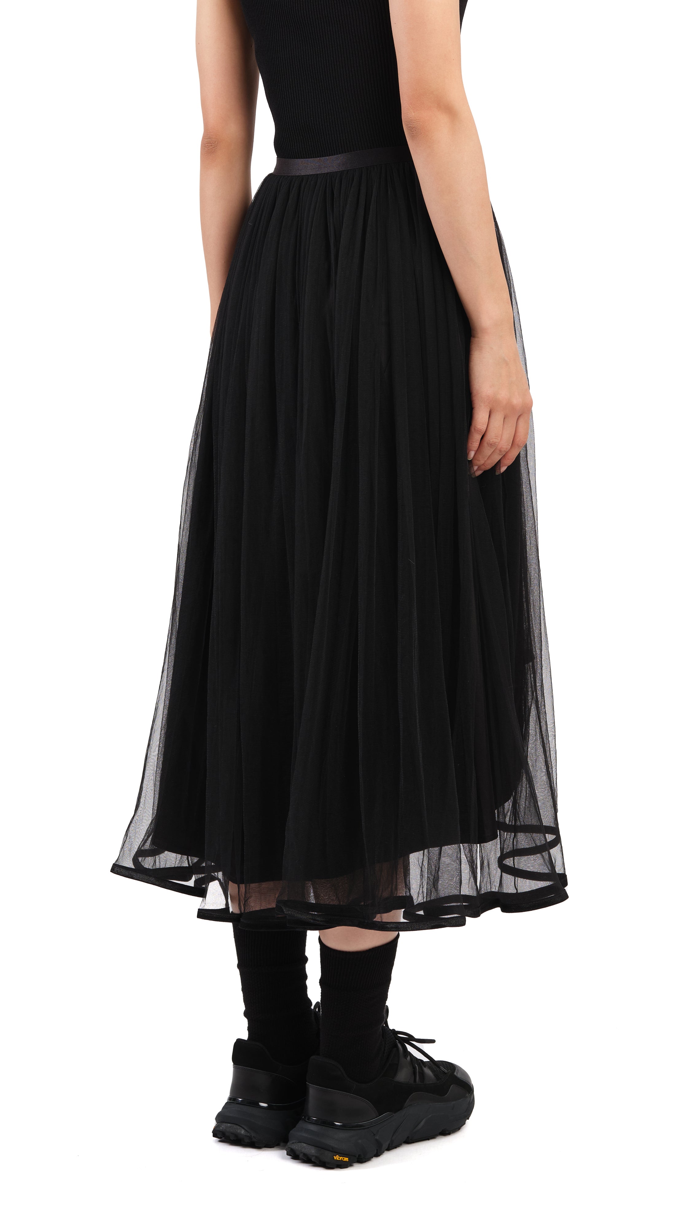 Breathable Volume Mesh Skirt for Women - Lightweight & Flowy Summer Skirt for Casual Wear, Beach, and Outdoor Activities