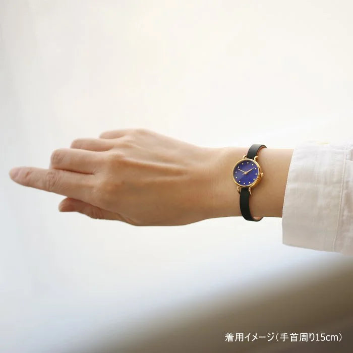 Elegant Azurite Blue Women's Wristwatch - Japanese Handcrafted Quartz Watch for Women | Perfect for Office, Date Night & Special Occasions