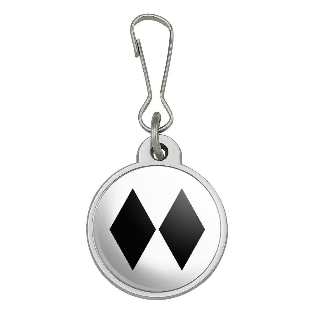 Double Black Diamond Skiing Experts Only Jacket - Premium Zipper Pull Charm for Handbags, Purses & Backpacks | Durable Luggage Accessories for Ski Trips & Outdoor Adventures