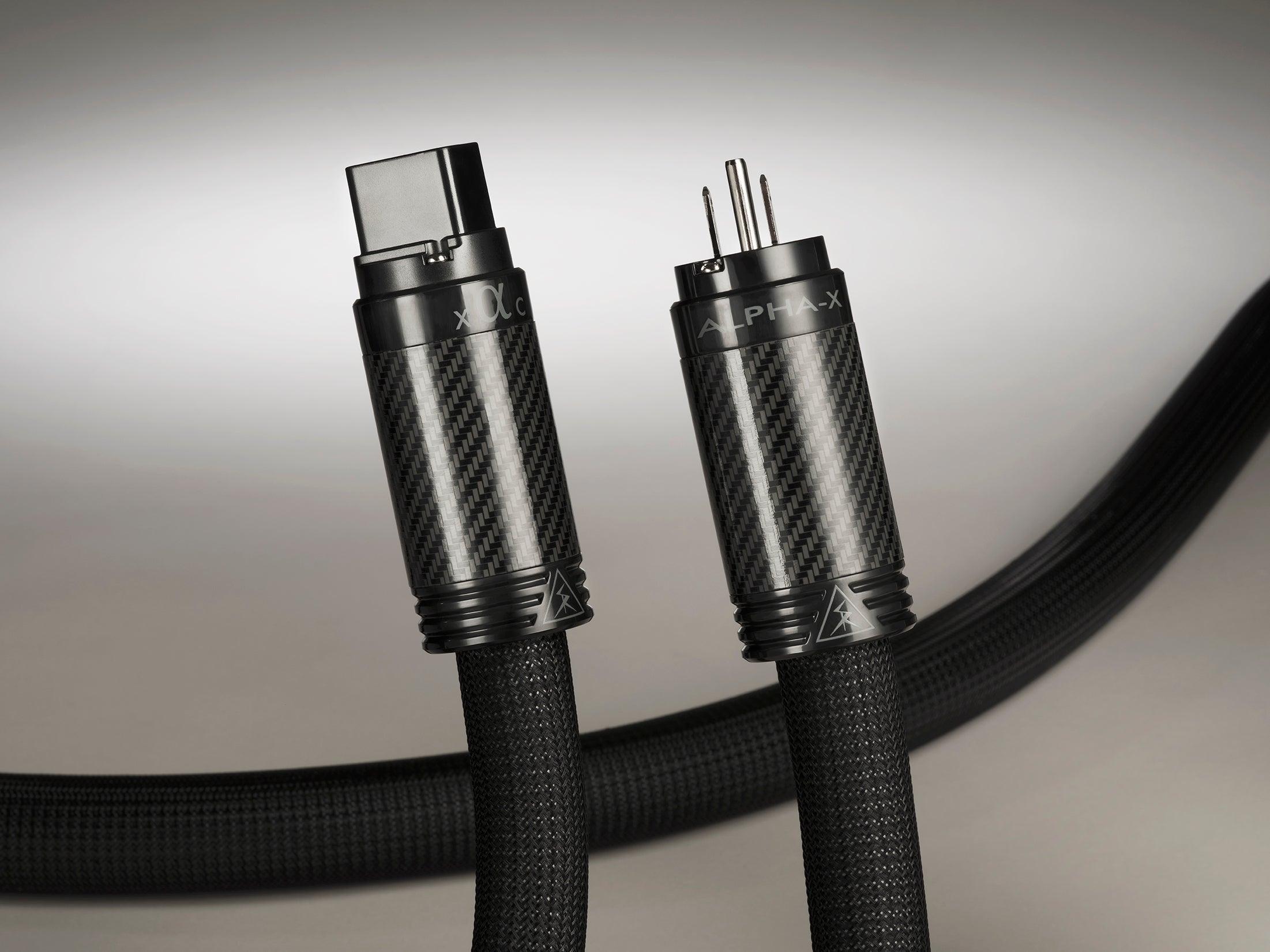 Shunyata Research Alpha X Power Cable - High-End Audio Power Cord for Home Theater & Hi-Fi Systems - Perfect for Audiophiles & Professional Studios